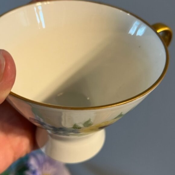 Rosenthal tea cup saucer dessert plate set gold gilt handle vintage **READ** - Picture 3 of 4